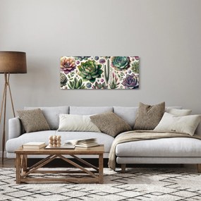 Kép - Pozsgás növények (120x50 cm)