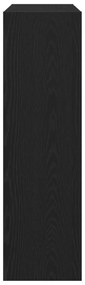 Könyvespolc/Szobaelválasztó Fekete tölgy 100x30x103cm Szerelt fa
