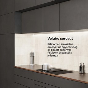 Klarstein Velaire indukciós főzőlap beépített páraelszívóval Elegáns, minimalista, erőteljes 8400 W 80 cm