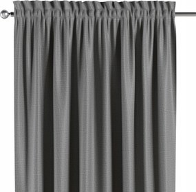 Csatornafüggöny frufruval 1 db 130x245cm szürke