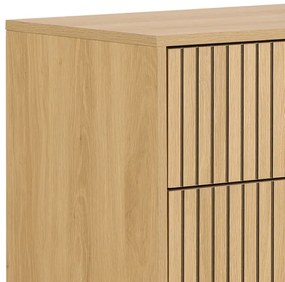 OLIVIA fiókos komód, tölgy