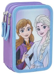 Disney Jégvarázs Sisters tolltartó töltött 3 emeletes