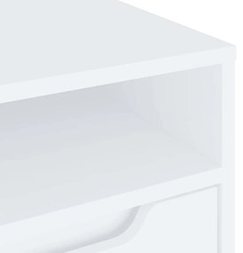 VISNES fehér szerelt fa TV-szekrény 100x40x38 cm