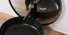 Rea Grip Black Gold magasított fürdőszobai mosdó csaptelep