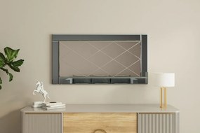 Pierre tükör, füstszürke, 60 cm