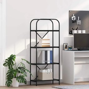 Könyvespolc Musta tammi 60 x 30 x 146 cm Faanyag