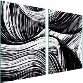 7in1 Üveg védőlap tűzhelyhez 2x45x52 Absztrakt