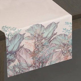 Agava bársony asztali futó Rózsaszín 35x140 cm