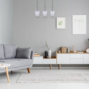 Csillár zsinóron TANGO 3xE14/40W/230V átlátszó