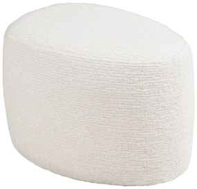 Krémszínű zsenília puff Hilo – House Nordic