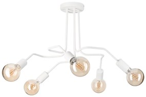Felületre szerelhető csillár  MATYLDA 5xE27/60W/230V fehér