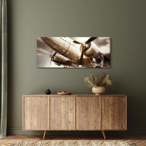Egy repülőgép képe (120x50 cm)