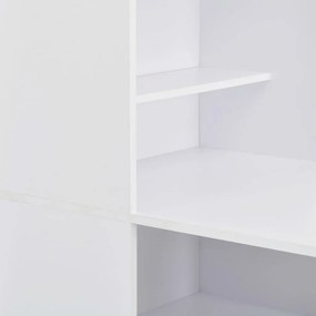 Fehér bárasztal szekrénnyel 115 x 59 x 200 cm