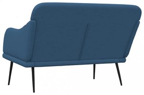 vidaXL kék szövet pad 110 x 76 x 80 cm