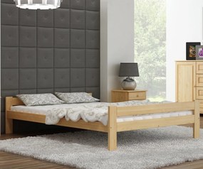 AMI nábytek Fumi VitBed fenyő ágy 120x200cm lakkozás nélkül