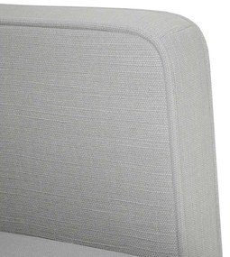 vidaXL felhőszürke szövet loveseat kanapé 111 cm