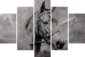 Kép - Egy ló portréja (150x105 cm)