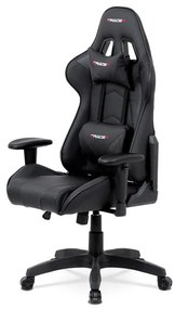 Fekete Ekobőr Gamer Szék, Hinta Mechanikával. KA-F03 BK