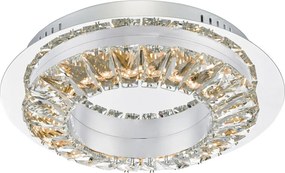 DAR LIGHTING ALT5250 ALTAMURA Kristály Mennyezeti Lámpa Csiszolt Króm LED IP20