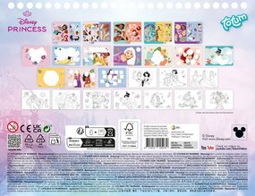 Disney Hercegnők Story puzzle matrica és színező szett
