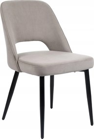 Velúr kárpitozott szék bézs nappaliba, fésülködőasztalra, étkezőbe Fero