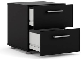 Fekete éjjeliszekrény Pepe - Tvilum