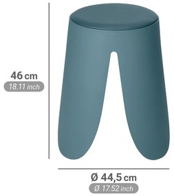 Petróleum színű műanyag rakásolható ülőke Comiso – Wenko