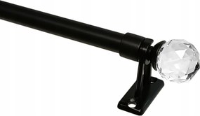 Mini fĂŒggönyrĂșd karnis, fĂ©m, kihĂșzhatĂł, fekete, erĆs, Crystal 60-80 cm