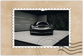 Poszterek 90x60 Fekete Ferrari Autó