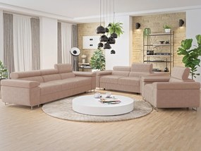 Ülőgarnitúra 3+2+1 Terazuro 3+2+1 S (világosbarna) . 1105847