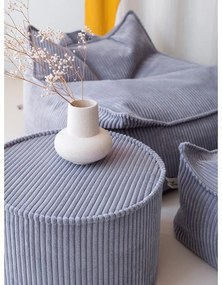 Kék kordbársony gyerek puff – Wigiwama