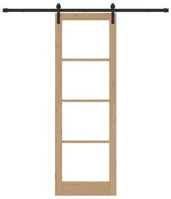 Csúszóajtó Egyéb ORKDAL Barna 78 x 232 cm Fa és fém