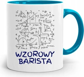 Barista Kávézó Bögre Kék nyomott mintával