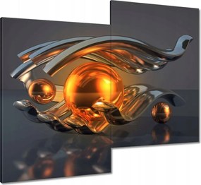 Vászonkép 80x70 Absztrakt Golyók a kézben