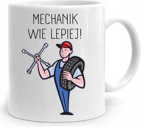 Ajándék Bögre Szerelőnek A Szerelő Jobban Tudja, fényképes nyomattal