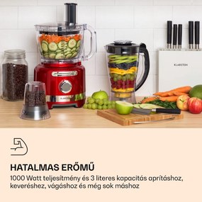 Klarstein Luca, multifunkcionális robotgép, 1000 W, 3 L, fokozatmentes sebességbeállítás, 6 üzemmód