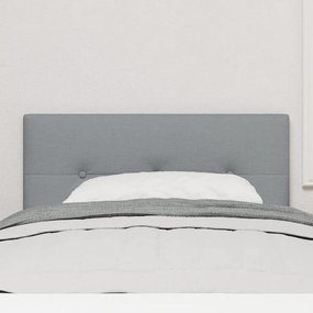 Fejtámla Gombos Puffasztott Világosszürke 90 cm Szövet