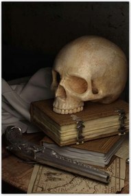Poszterek 80x120 Koponya Varázspisztoly