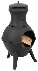 Öntöttvas teraszfűtő kályha, 70 cm