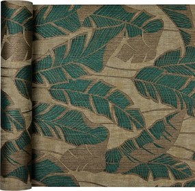 Tapéta Banánfák Természet Levelek Növényi motívumok arany bézs zöld