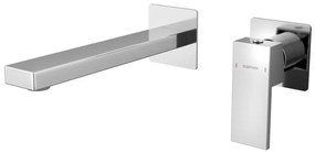 Sapho - Mosdócsap rejtett beépítéshez CUBEMIX fényezett króm