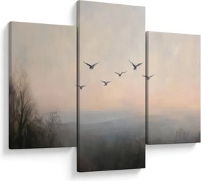 Kép - Madárcsapat (90x60 cm)