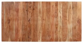 tömör akácfa étkezőasztal 160 x 80 x 76 cm