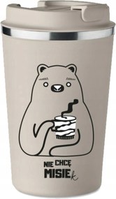 Prémium thermo bögre nyomott mintával Nem Akarok Mackót 350 ml KT_084