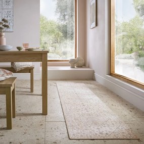 Krémszínű mosható futószőnyeg 60x230 cm Teo Traditional – Flair Rugs