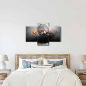Narancssárga gömbök képe (90x60 cm)