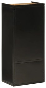 Vas és tömör mangófa fürdőszobai szekrény 40 x 27 x 90 cm