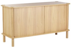 Natúr színű tölgyfa komód tolóajtóval 135x73,5x48 cm Italic – UMAGE