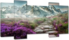 Festmények 120x65 Hegyi táj Tájkép