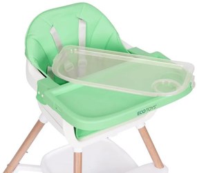Gyerek etetőszék 2 az 1-ben zöld